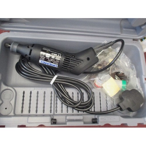 224 - DREMEL PROFESSIONAL VARIABLE SPEED ROTARY TOOL KIT WITH INSTRUCTIONS IN CASE