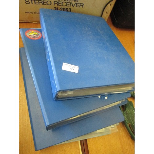 279 - THREE RING BINDERS FULL OF RED ARROWS & OTHER AERONAUTICAL EPHEMERA  - MOST APPEARS TO BE 1970'S - 9... 