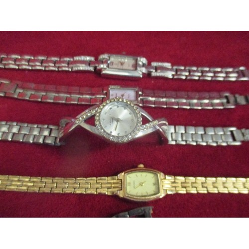 13 - 5 X LADIES WRIST WATCHES INC SEKONDA, PHILIP MERCIER, SPIRIT AND IDENTITY