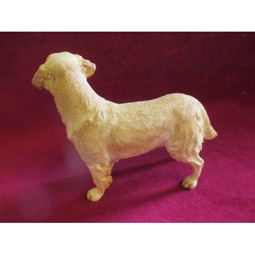 2 - GOLDEN RETRIEVER DOG FIGURE 15CM X 16CM