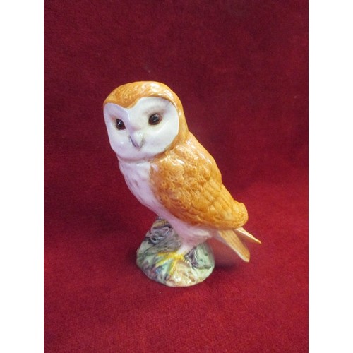 12 - SMALL BESWICK TAWNY OWL - PRINTED MARKS TO BASE - 12CM