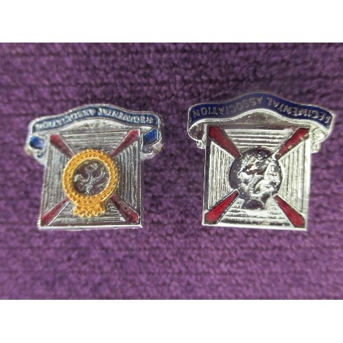 189 - GENERAL SERVICE MEDAL FOR NORTHERN IRELAND AND TWO REGIMENTAL ASSOCIATION LAPEL BADGES