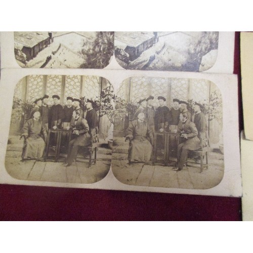 275 - A VERY GOOD COLLECTION OF MID 19TH CENTURY STEREOSCOPE PHOTOGRAPHS (APPROX 125) INCLUDES UNITED KING... 