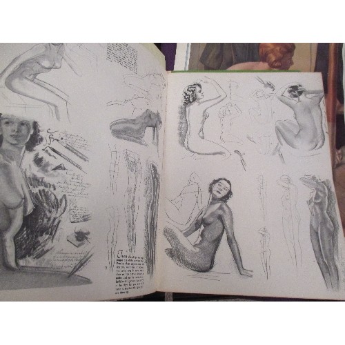 168A - A VERY GOOD INSTRUCTIONAL PAINTING BOOK (MAGAZINE SIZE) OF THE FEMALE NUDE BY ROBERT DUFLOS 1950, PU... 