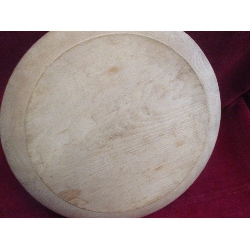 228B - LARGE SYCAMORE DAIRY BOWL/TRAY. 44CM DIAM.