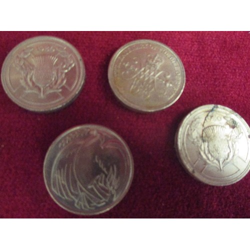 185 - 8 X £2 COINS OF DIFFERENT COLLECTOR'S TYPES 1960`S