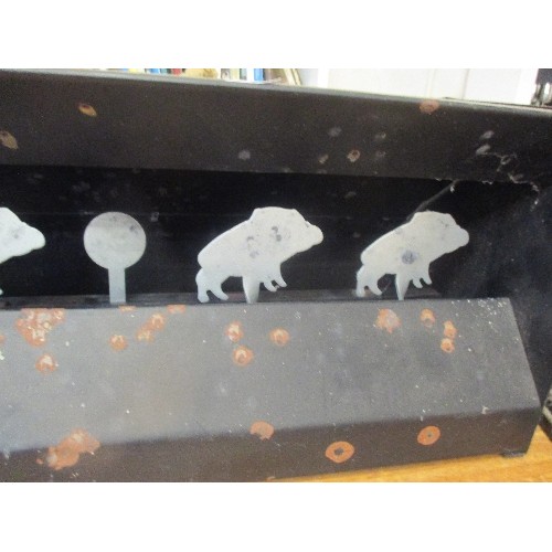 449A - VINTAGE WILD BOAR FAIRGROUND SHOOTING TARGET - 50CM X 22CM X 20CM