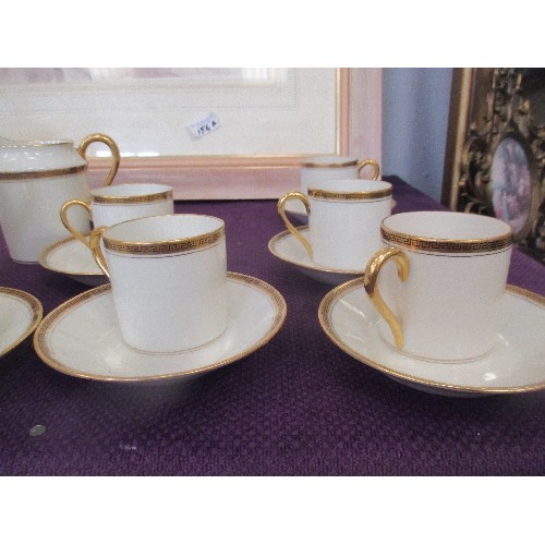 175E - VERY FINE QUALITY MID CENTURY LIMOGES COFFEE SERVICE MARKED 