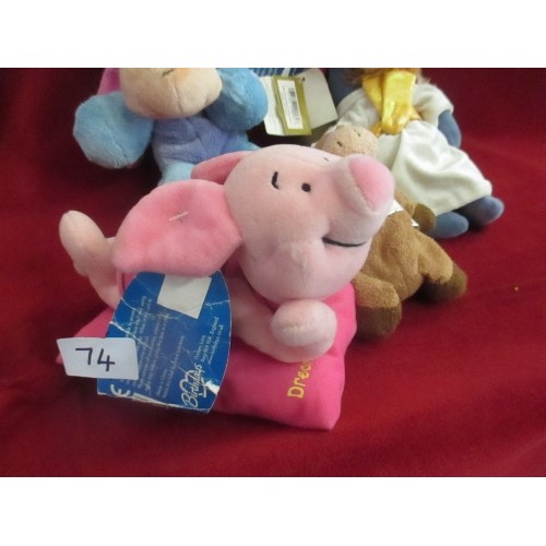 84 - DISNEY COLLECTABLE TOYS. SOFT AND BEANBAG TOYS.
