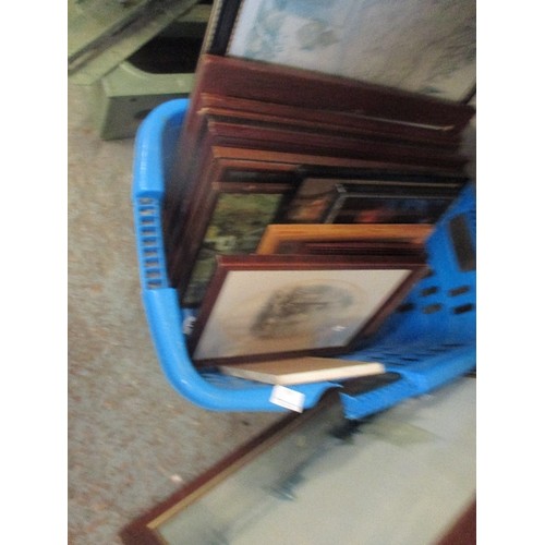 151 - QUANTITY OF FRAMED PICTURES. MIXED SUBJECTS. INCCLUDING 2 SMALL IMAGES OF MAGDALENE COLLEGE. ALSO AN... 