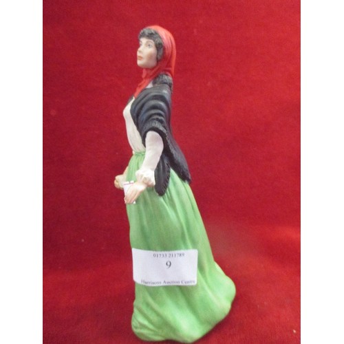 9 - WEDGWOOD COSTUME COLLECTION FIGURE 