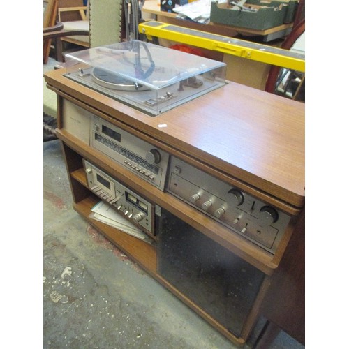 SONY AUDIO RACK SU1700 TURNTABLE PS1700, AMPLIFIER TA1360, CASSETTE