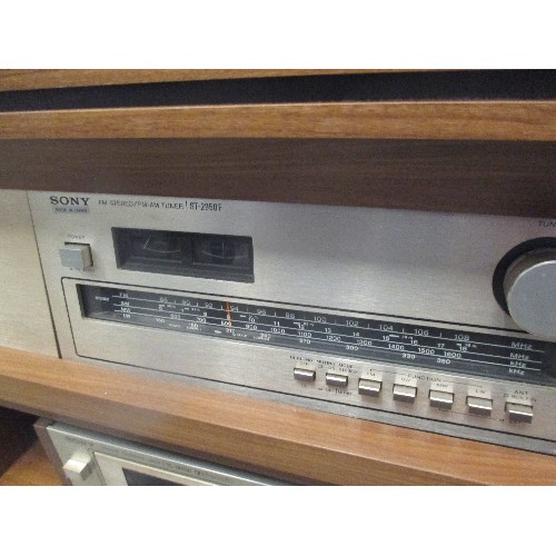 SONY AUDIO RACK SU1700 TURNTABLE PS1700, AMPLIFIER TA1360, CASSETTE