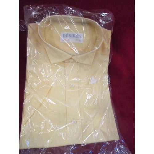 133 - 2 BRAND-NEW ITALIAN DESIGNER DESIREE SHIRTS.