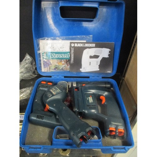 187 - BLACK & DECKER VERSA-PAK, IN CARRY CASE AND WITH INSTRUCTIONS ETC.