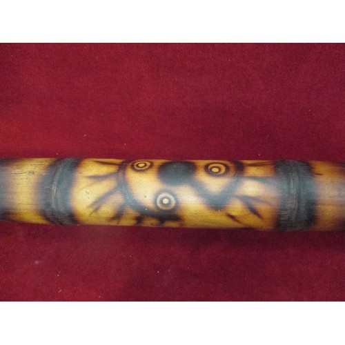 104 - DECORATIVE GENUINE AUSTRALIAN DIDGERIDOO.