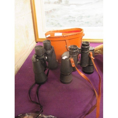 167 - 2 PAIRS OF BINOCULARS, INCLUDING BOOTS 10 X 50, TRONIC A/F.