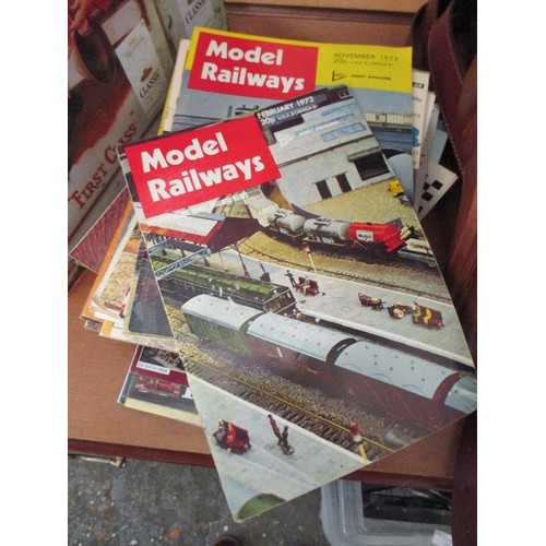 284 - QUANTITY OF RAILWAY MAGAZINES, INC 'HORNBY, MODEL RAILWAYS, STEAM RAILWAY, RAILWAY MODELLER [1970'S]... 