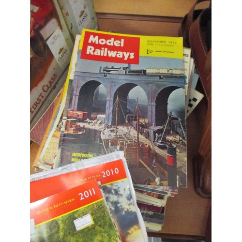 284 - QUANTITY OF RAILWAY MAGAZINES, INC 'HORNBY, MODEL RAILWAYS, STEAM RAILWAY, RAILWAY MODELLER [1970'S]... 