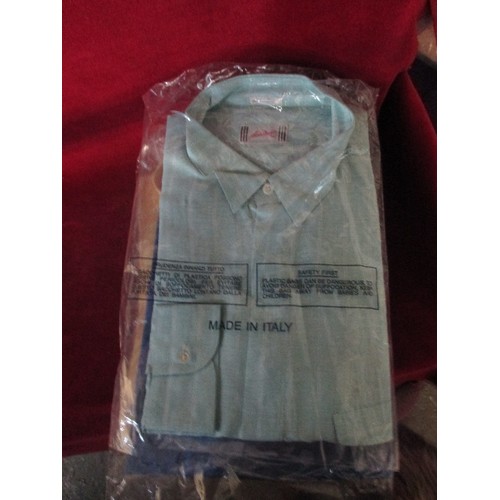 173 - 3 X BRAND-NEW ITALIAN DESIGNER SHIRTS BY DESIREE. SIZE 15.5/ 16