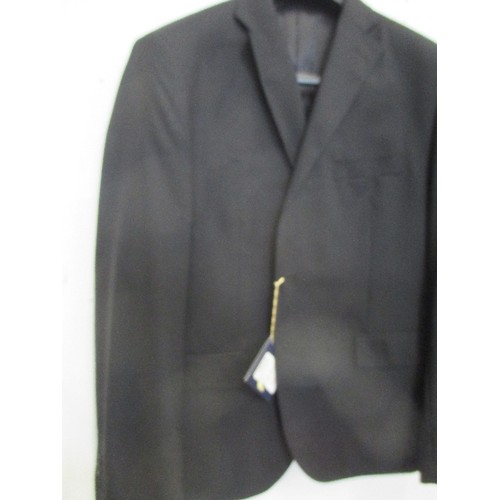 260 - BRAND NEW ITALIAN DESIGNER FORMAL JACKET BY DESIREE. BLACK. 100% WOOL. NATURAL COLOUR. 40