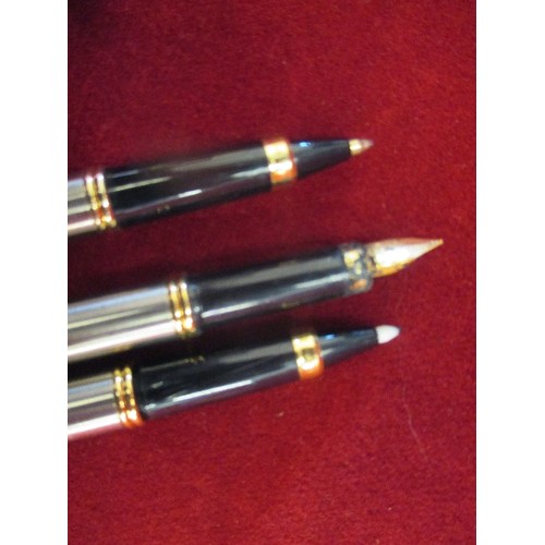 31 - SET OF 3 PENQUEST PENS INCLUDING A BALLPOINT