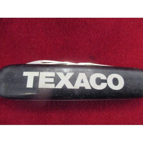 32 - 7 X POCKET KNIVES - MOTHER OF PEARL COATED, TEXACO ETC