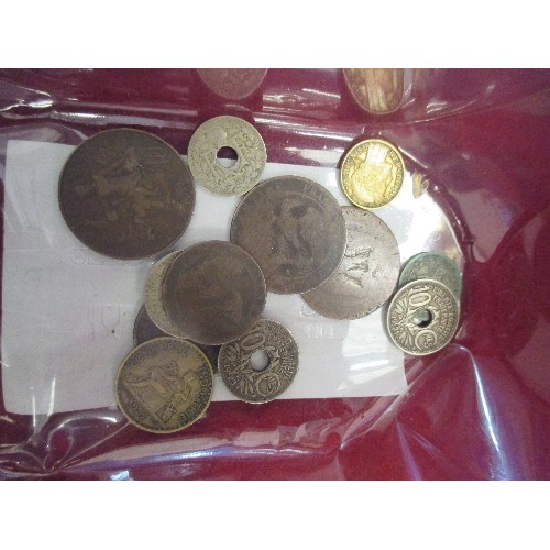 40 - 2  BOXES OF COINS -  4 X 1977 COMMEMORATIVE CROWNS, GOLD PLATED   TUTAN KHAMUN COIN ETC