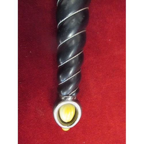 51 - DECORATIVE FANTASY DRESS DAGGER WITH METAL SHEATH