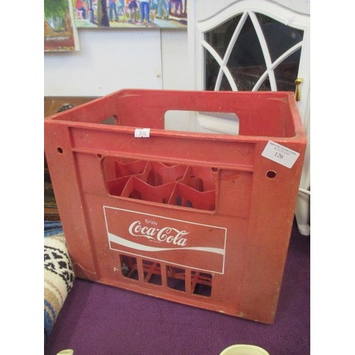 126 - VINTAGE COCA-COLA CRATE. JOHN DALE LTD. LONDON N.11.