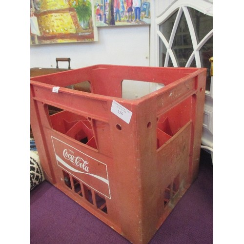 126 - VINTAGE COCA-COLA CRATE. JOHN DALE LTD. LONDON N.11.