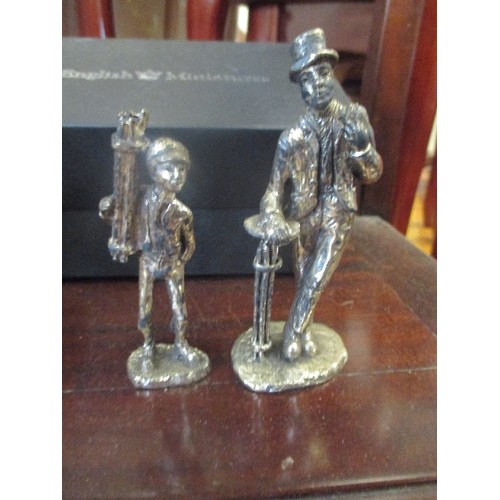 238 - 4 PEWTER FIGURES 'ENGLISH MINIATURES