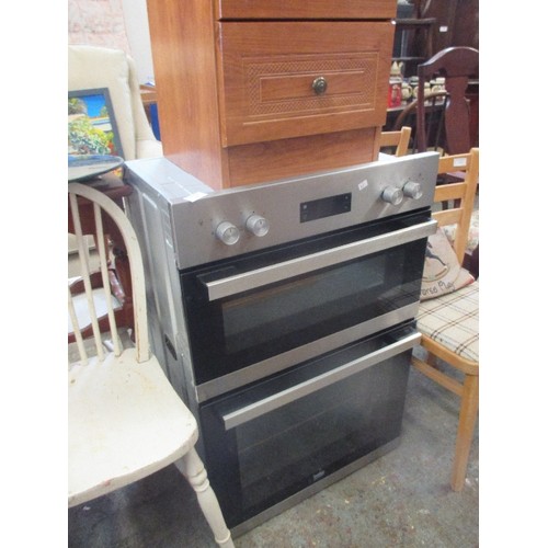 283 - BEKO OVEN IN STAINLESS STEEL