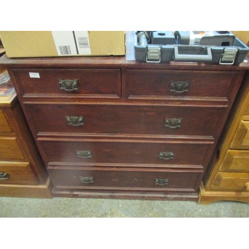 291 - LARGE PINE CHEST OF DRAWERS  2/3