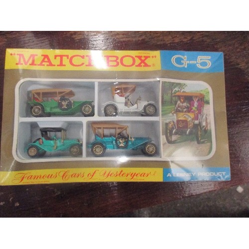 315 - MATCHBOX G-5 FAMOUS CARS OF YESTERYEAR - A LESNEY PRODUCT