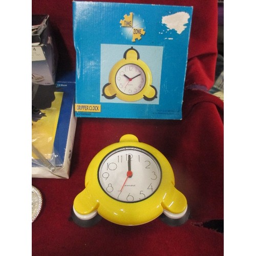 216 - NEW/BOXED ITEMS, INC JOHN LEWIS SMALL SCALE COMPACT SCALES. LEAFY LANE FIGURES, GRIPPER CLOCK, CAT &... 