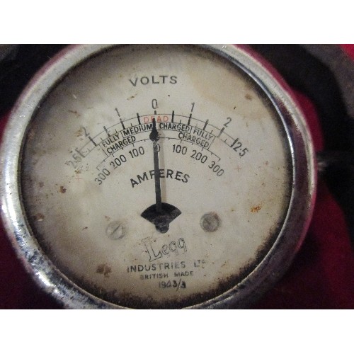 219 - LEGG BRITISH-MADE, VINTAGE BATTERY TESTER.