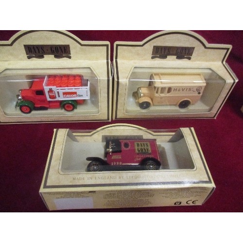 257 - 6 X DAYS GONE BOXED ADVERTISING MODEL VEHICLES