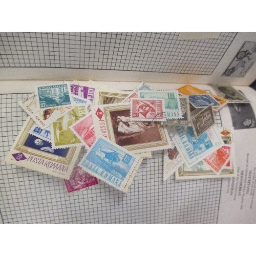 351 - BOX OF STAMPS AND FIRST DAY COVERS