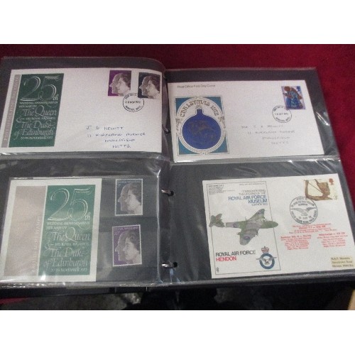 351 - BOX OF STAMPS AND FIRST DAY COVERS