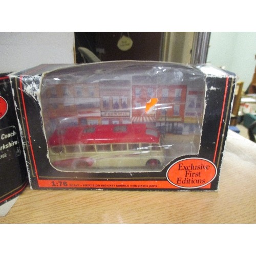 454 - EXCLUSIVE FIRST EDITIONS -  BRISTOL COACH,  CAVALIER COACH AND  GRENADIER COACH LL BOXED