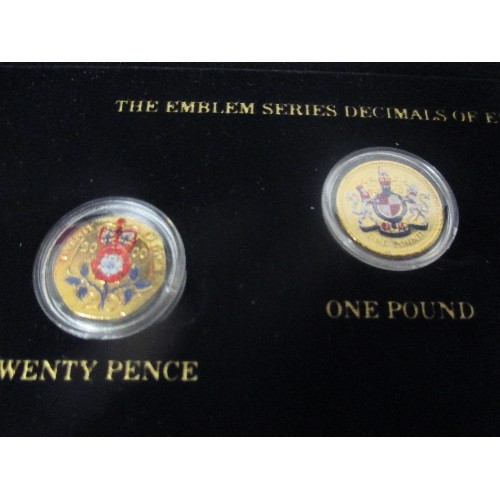 37 - GOLD PLATED & ENAMELLED EMBLEM SERIES 