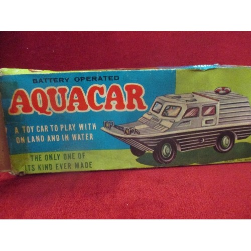 379 - 1970'S PLASTIC BATTERY OPERATED AQUACAR  - 