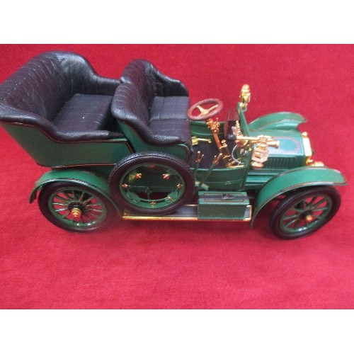 360 - FRANKLIN MINT DIE CAST 1:24 SCALE 1905 ROLLS-ROYCE IN GREEN