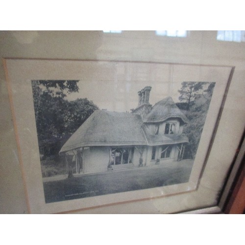 182 - THREE VERY LARGE OAK FRAMES CONTAINING VICTORIAN PHOTOGRAPHIC PRINTS OF KILLARNEY IN COUNTY KERRY IR... 