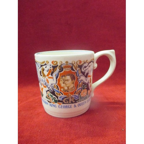 11 - DAME LAURA KNIGHT 1937 CORONATION MUG, REGISTERED NUMBER 814375/6