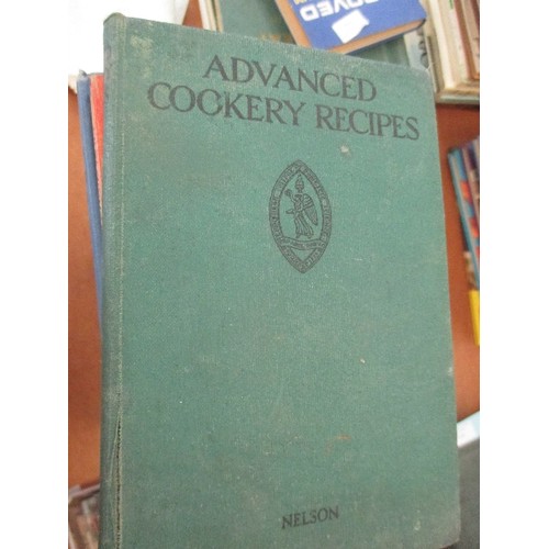 305 - A GOOD SELECTION OF VINTAGE COOKERY BOOKS INC 