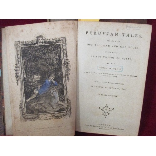 307 - THREE RARE 18TH CENTURY BOOKS, INCLUDING: 
1. 