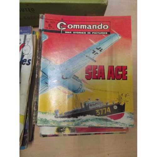 377 - GOOD COLLECTION OF COMMANDO WAR STORIES  - 1960'S ONWARDS. NUMBERS RANGE FROM THE LOWEST - 378,TO TH... 