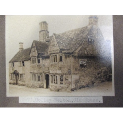 293 - NORTH NORTHAMPTONSHIRE (ALSO RUTLAND, CAMBS, LINCS). A UNIQUE AND IMPORTANT BLACK & WHITE PHOTOGRAPH... 